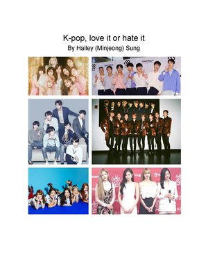 cover image of K-pop, love it or hate it